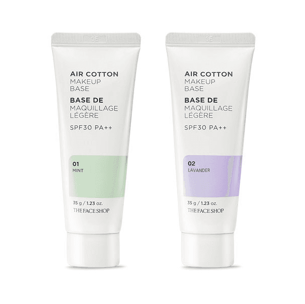 The Face Shop エアコットン メイクアップベース 35g (SPF30)