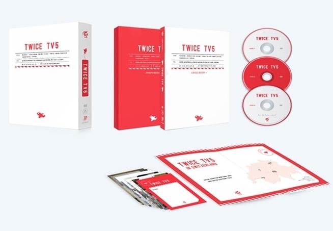 DVD 트와이스 TV5 TWICE IN SWITZERLAND 3DISC 스위스