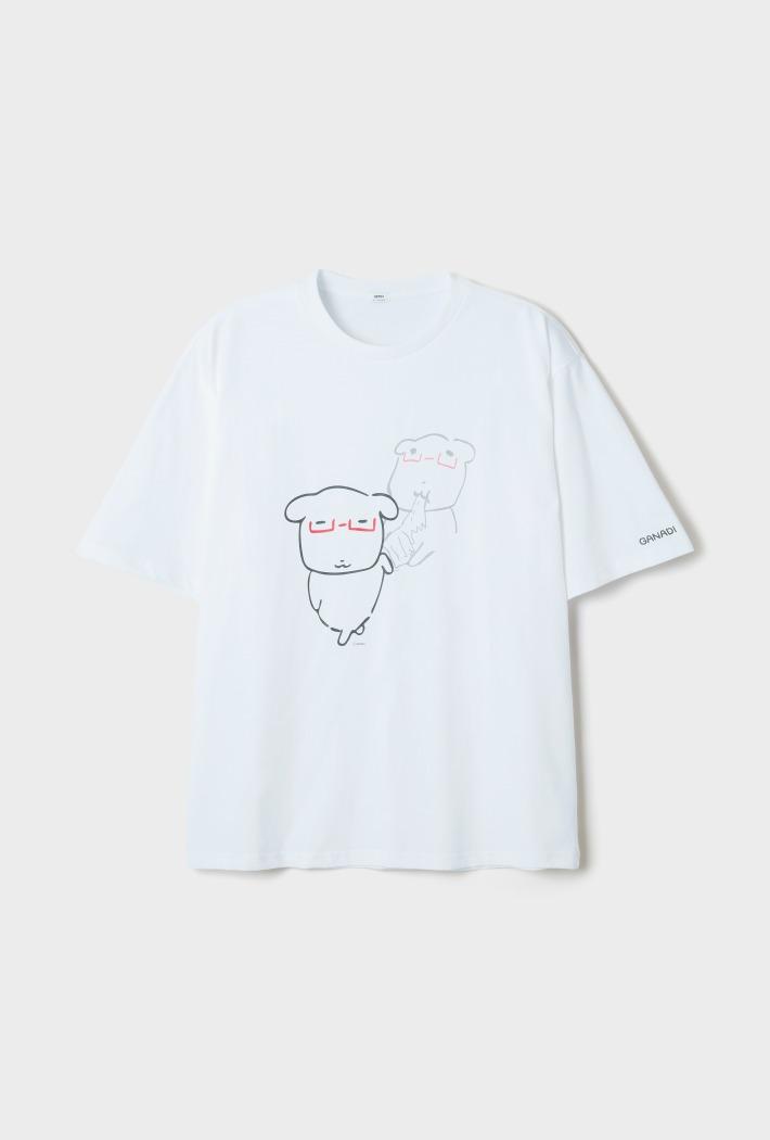 [SPAO][GANADI] Tシャツ (SPRLG25U09 RE)(DARK RED) SPRLG37U38
