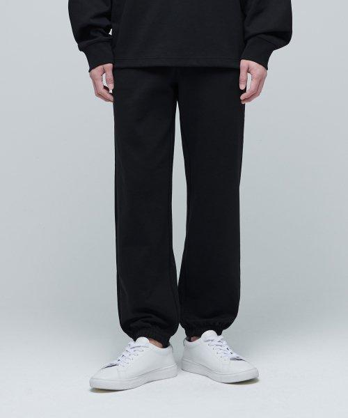(Musinsa Standard) (MUSINSASTANDARD) Musinsa Flat Terry Sweat Pants ブラック