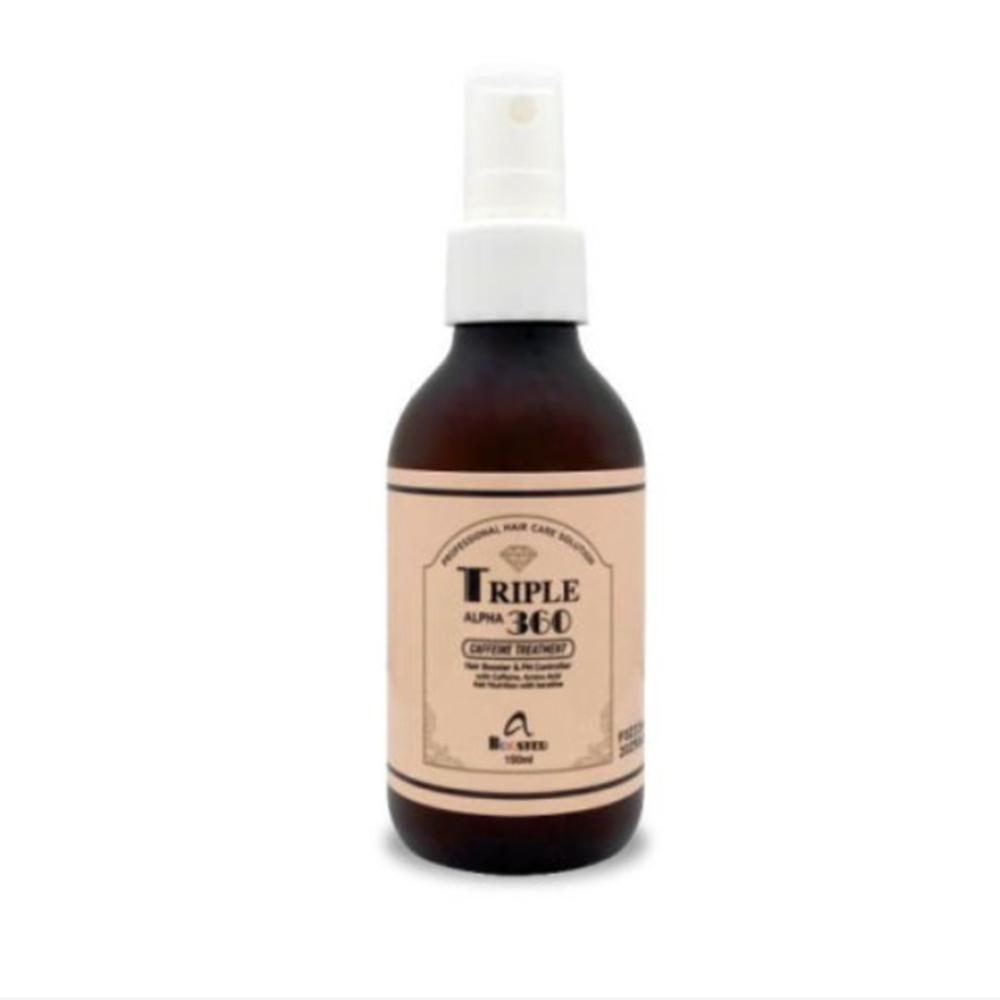 Triple Alpha 360 カフェイン ノーウォッシュ スプレー トリートメント 花の香り, 150ml, 1個
