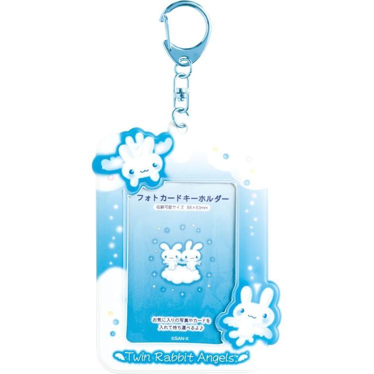 산엑스 트윈엔젤스 フォトカードホルダー キーリング