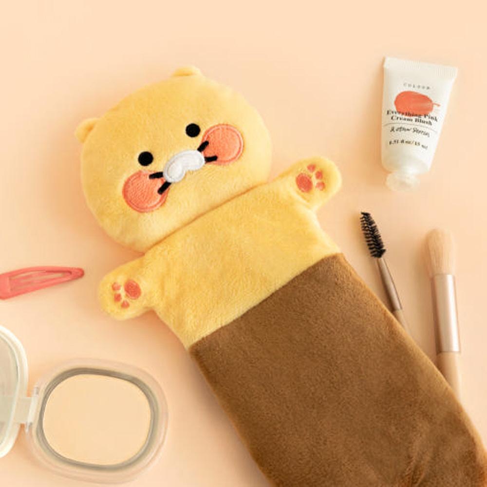 カカオフレンズ チュンシギ ぬいぐるみ ペンケース 化粧ポーチ 小学生向けペンケース 中学校入学・卒業・進級お祝いギフト
