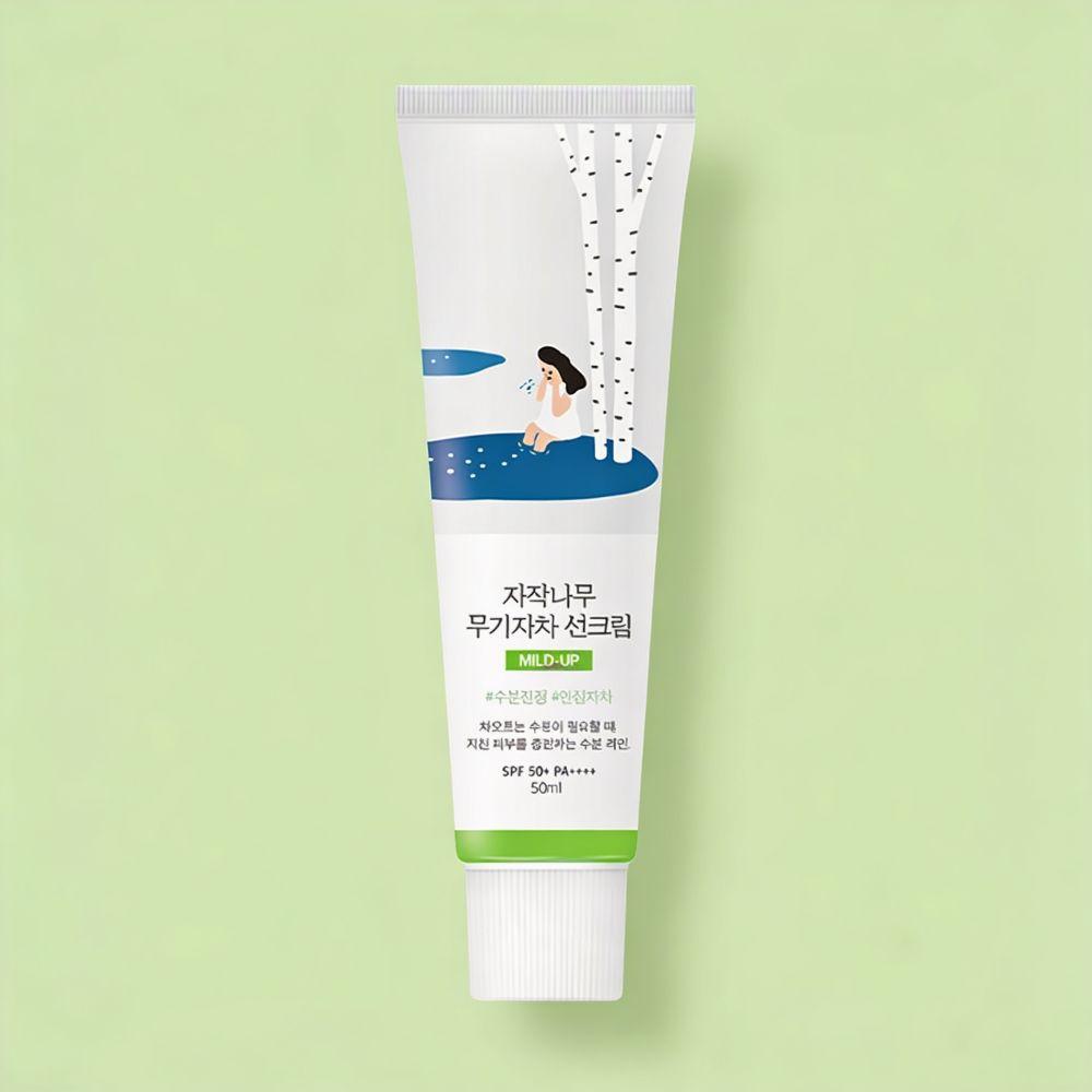 ROUND LAB 白樺 無機紫外線カット サンクリーム SPF50+ PA++++