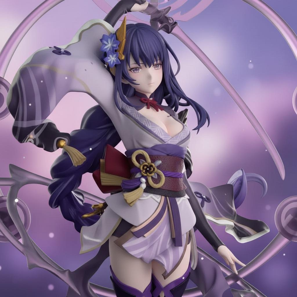 원신 라이덴쇼군 피규어 모형 23cm (겐신 임팩트 Raiden Shogun)
