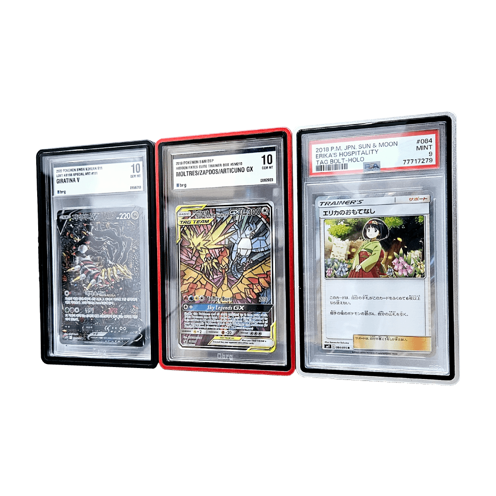 バシリスク PSA BRG BGS グレードカード アルミニウムバンパーケース ポケモン 遊戯王 スポーツカード