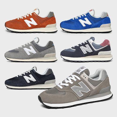 [New Balance] 574 スニーカー ヘリテージ レガシー グレー/ネイビー