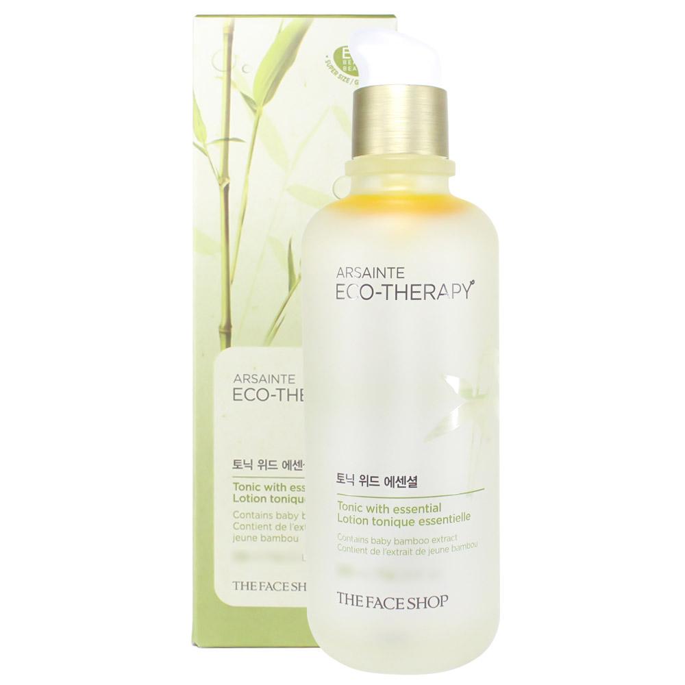 The Face Shop (더페이스샵) 아르쌩뜨 (Arganterre) 에코테라피 (Eco Therapy) 토닉 위드 에센셜 (Tonic with Essential) 215ml 대용량