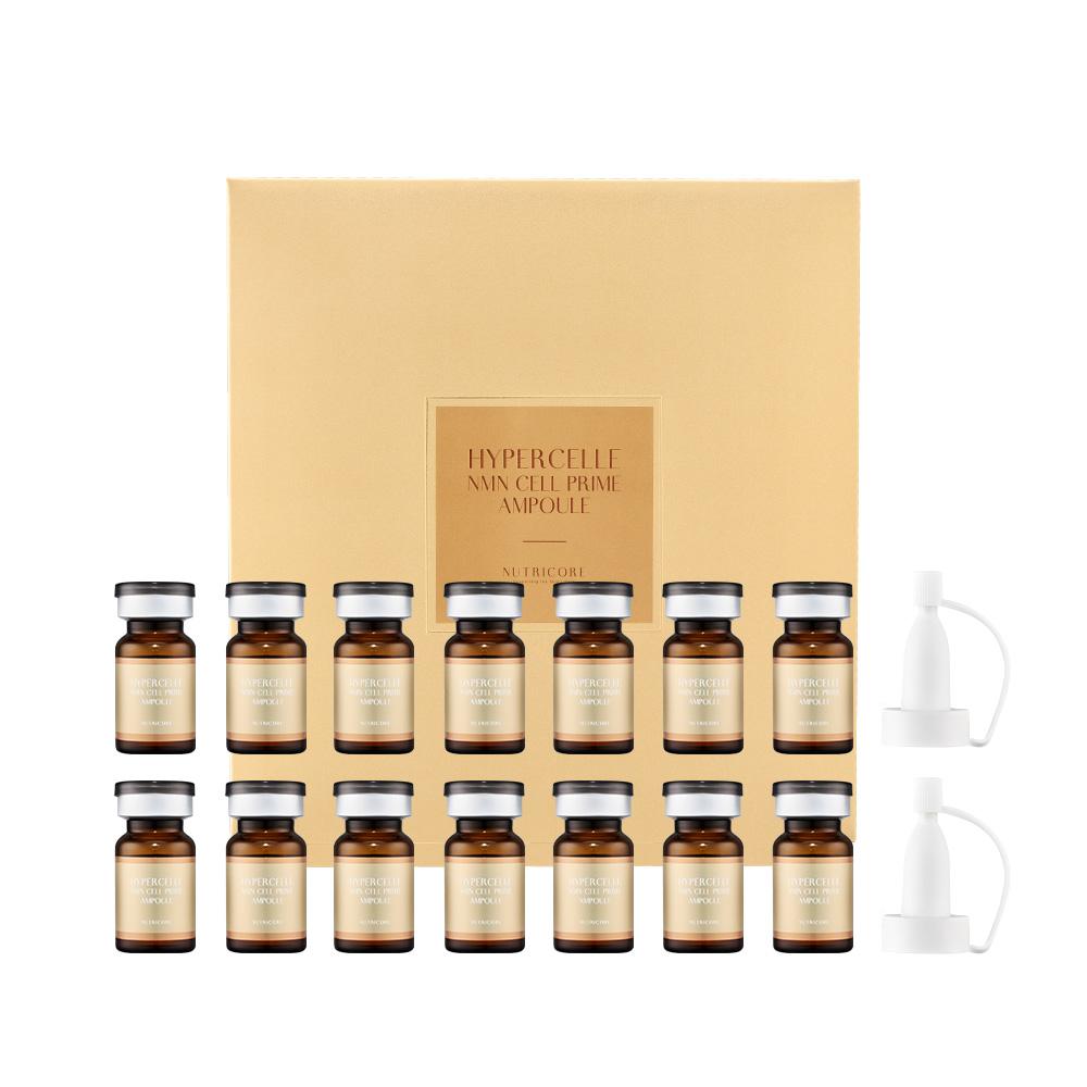 Nutricore (뉴트리코어) HyperCell (하이퍼셀) NMN 엠엔엠 (NMN) Cellprime (셀프라임) 앰플 (Ampoule) 세럼 (Serum) 6ml x 14개