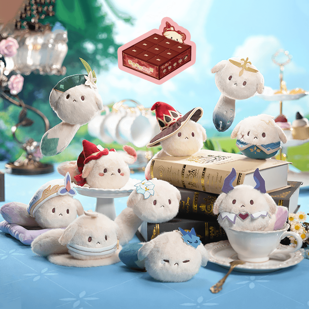 原神 公式グッズ 正規品 魔女の集会ティータイム ティーパーティー メイト ドドコ ぬいぐるみ キーホルダー ランダム9個セット