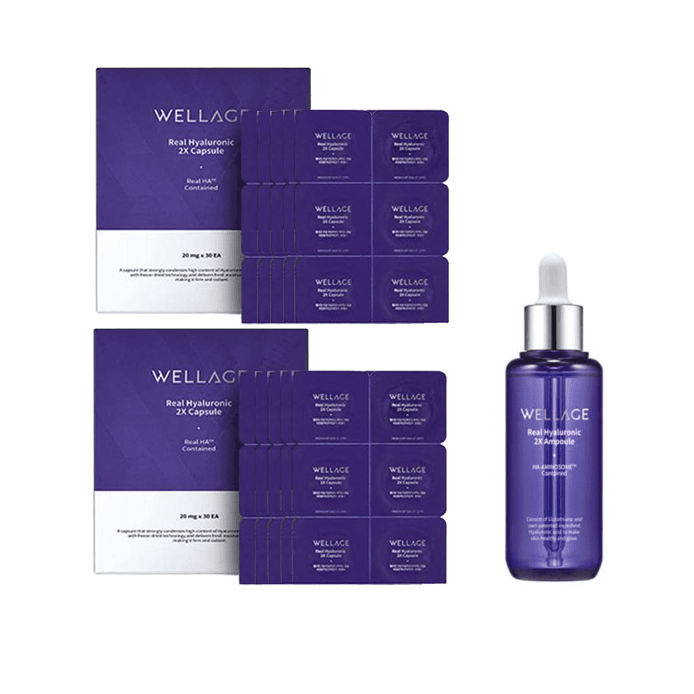 ウェラージュ Капсула Season3 60回分 + 앰플 70ml リアル ヒアルロニック 凍結乾燥 ヒアルロン酸