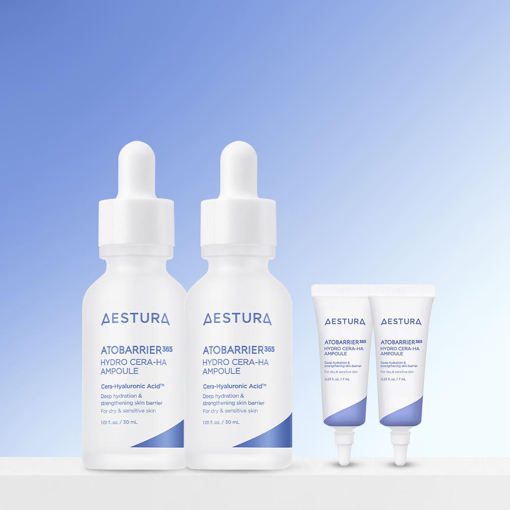 [ダブル] エストラ Atobarrier 365 セラ-ヒアル 内部水分 앰플 30ml x 2個