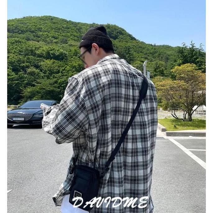 섬총각영웅 임영웅 셔츠 체크 남방 옷 의상 패션 남성 가을 긴팔 데일리 캐주얼 L 그림색상