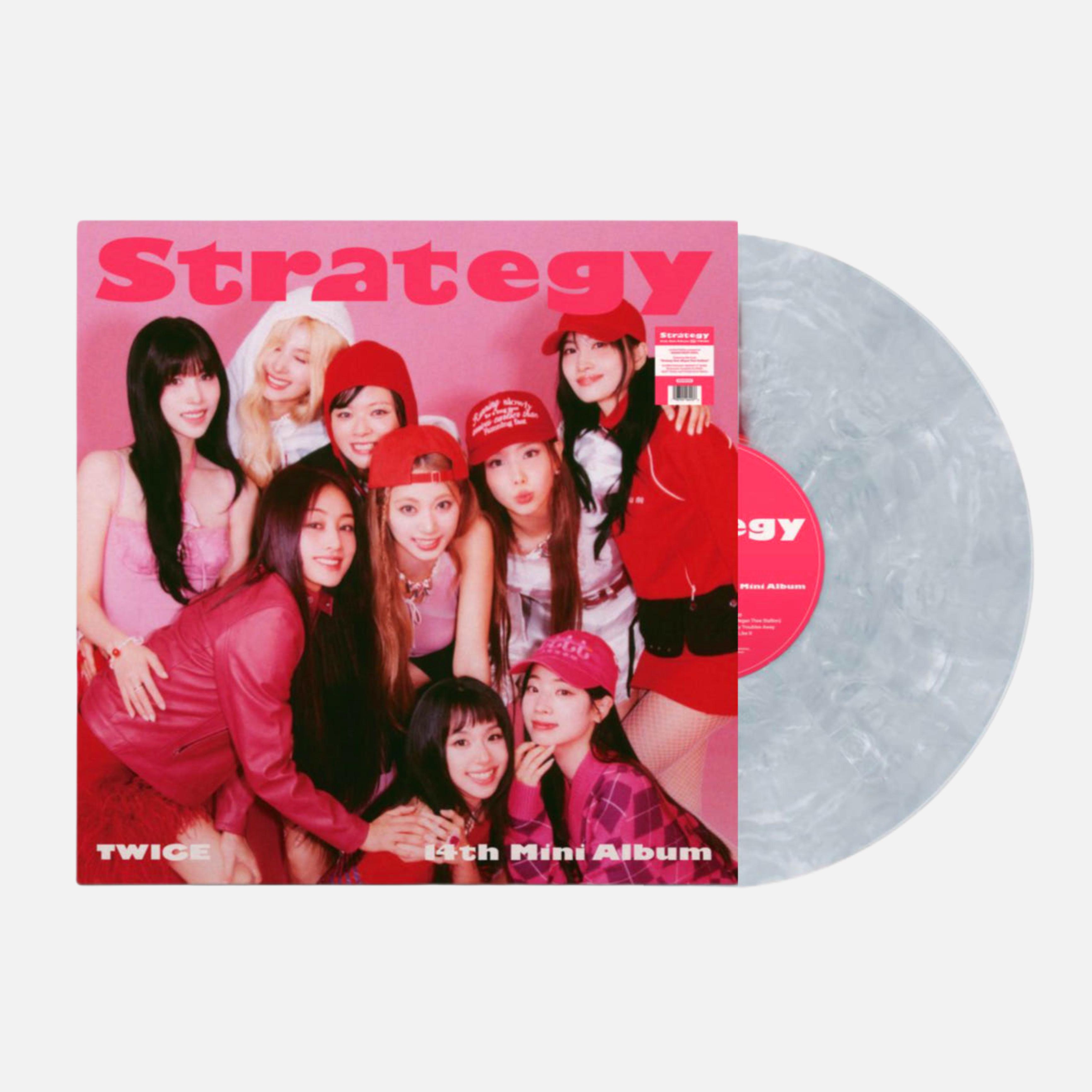 [国内配送] TWICE LP ミニ14集 STRATEGY (シルバーカラー盤/ポカ同封)