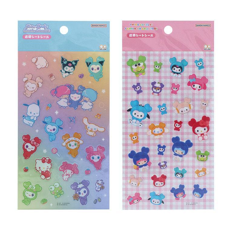 TWICE Lovelyz x Sanrio Characters 透明ステッカー シール 日本製