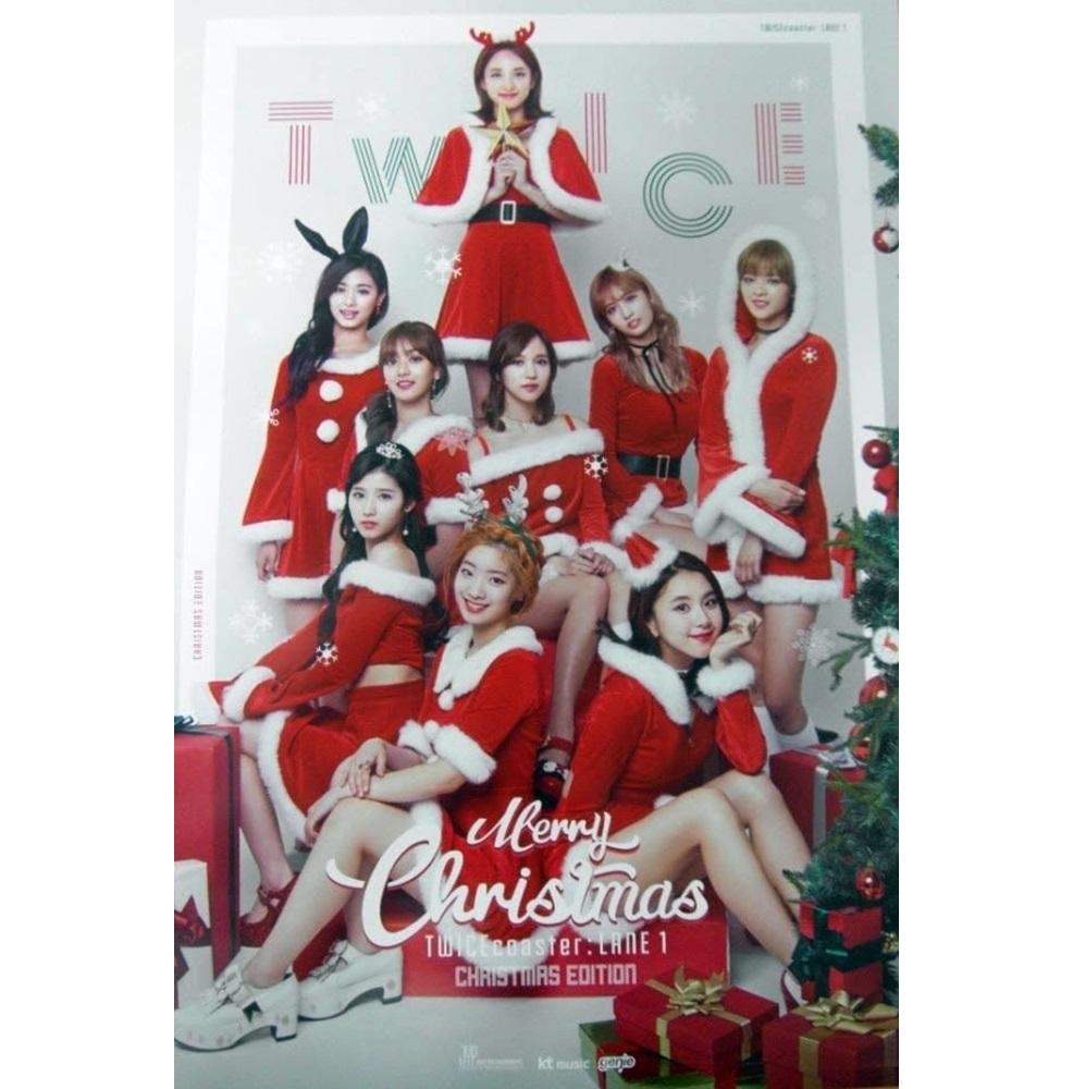【ブロマイド1種+筒】TWICE - Christmas Edition ポスター