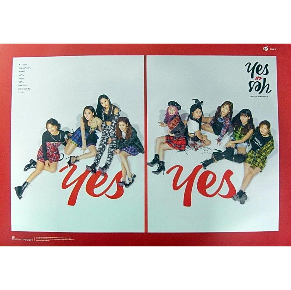 【ブロマイド1種+筒】TWICE - YES or YES C ポスター
