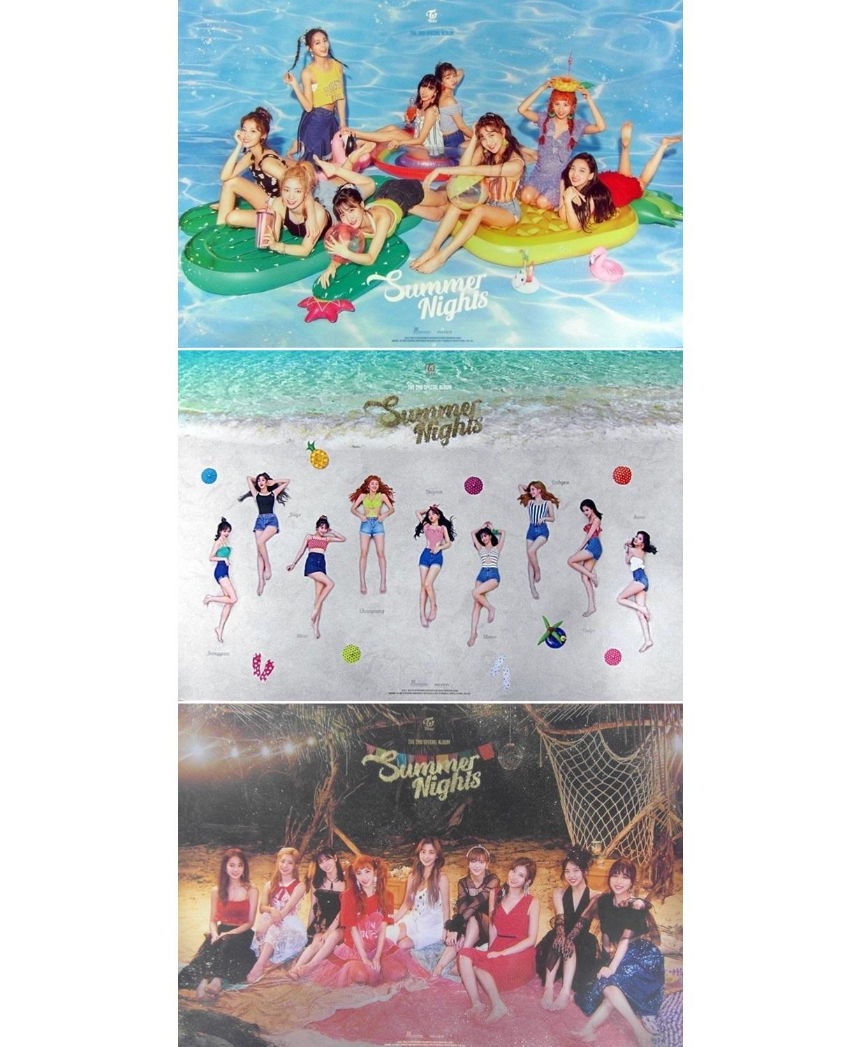 【ブロマイド3種+筒】TWICE - Summer Nights ポスター
