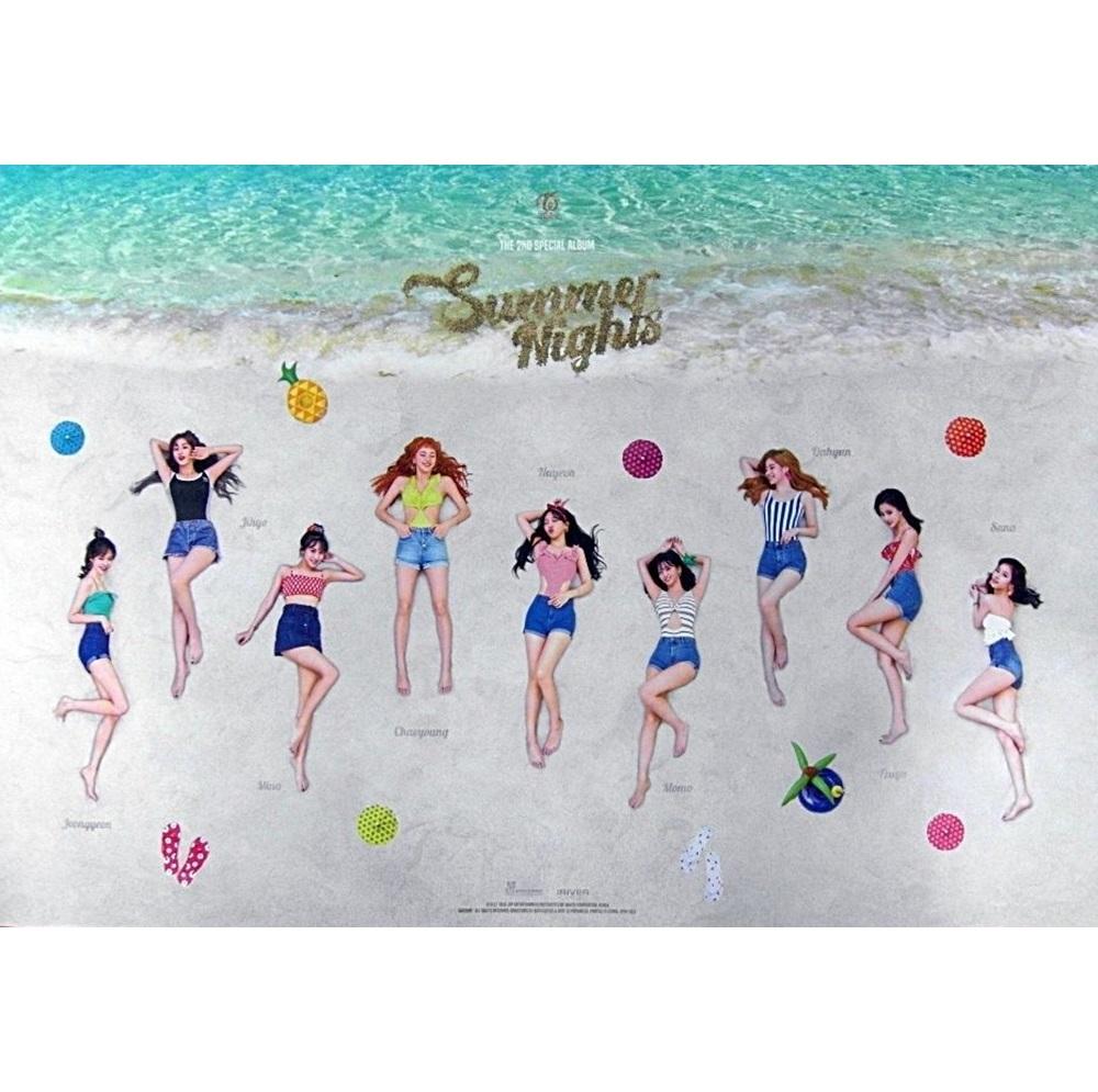 【ブロマイド1種+筒】TWICE - Summer Nights B ポスター