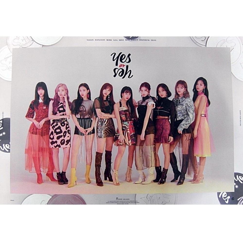 【ブロマイド1種+筒】TWICE - YES or YES B ポスター