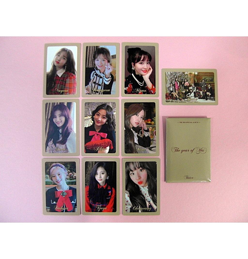 (予約特典 ポカのみ) TWICE Year of Yes B フォトカード 10枚