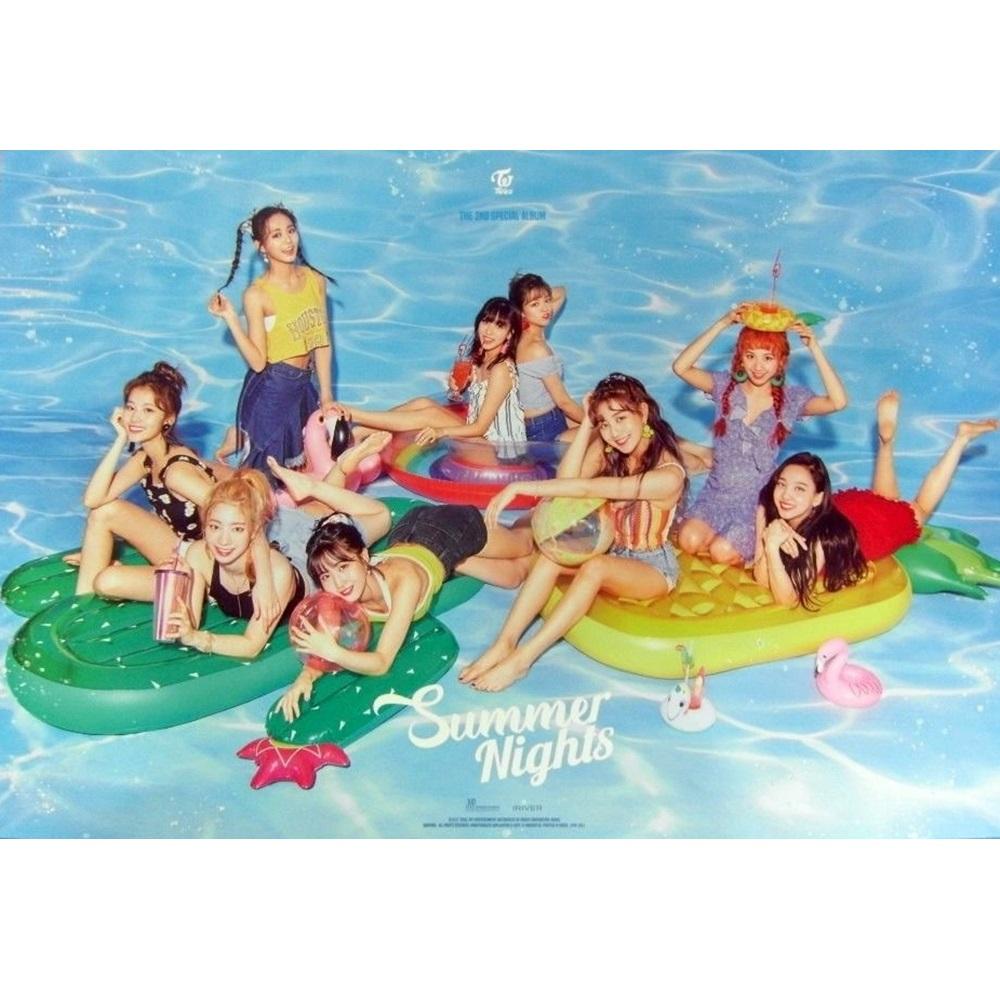 (ブロマイド1種+筒) TWICE - Summer Nights A ポスター