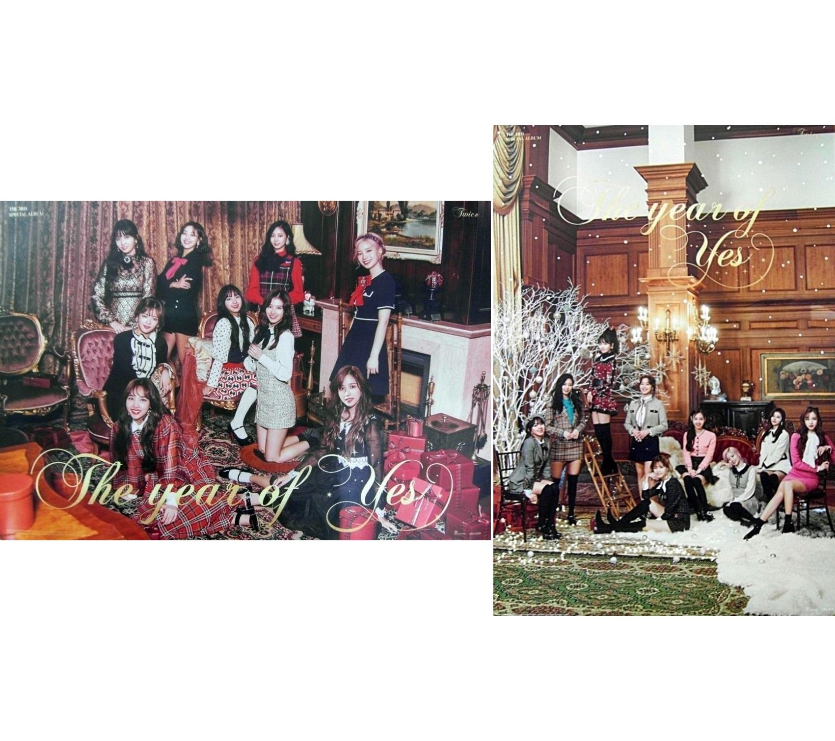 (ブロマイド2種+筒) TWICE - The Year of Yes ポスター