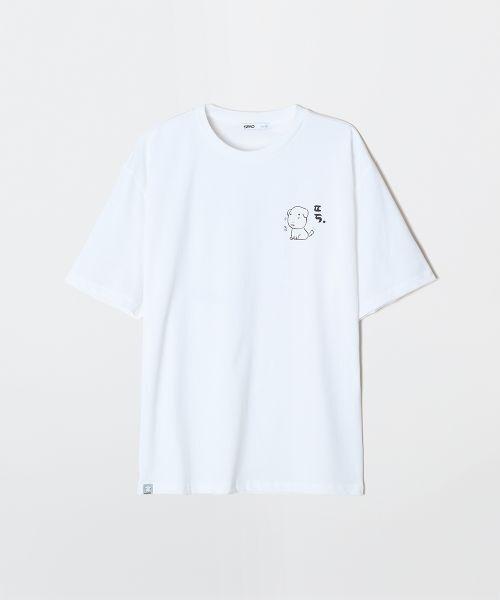 spao 가나디 반팔 티셔츠(GRAPHIC WHITE)SPRLG25U09
