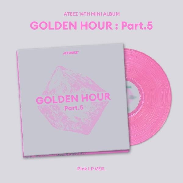ATEEZ Album Mini 14th Album GOLDEN HOUR Part 5 [Pink LP]