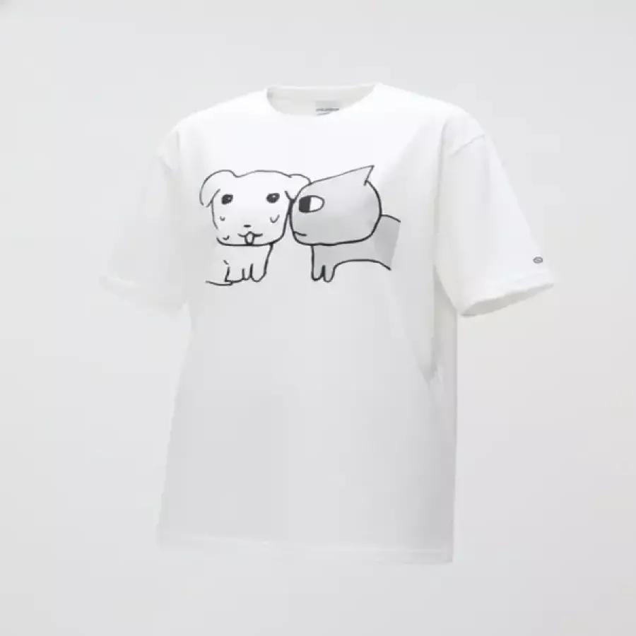 SPAO ガナディ 半袖 Tシャツ OFF WHITE_SPRLG25U09 SPRLG25U09