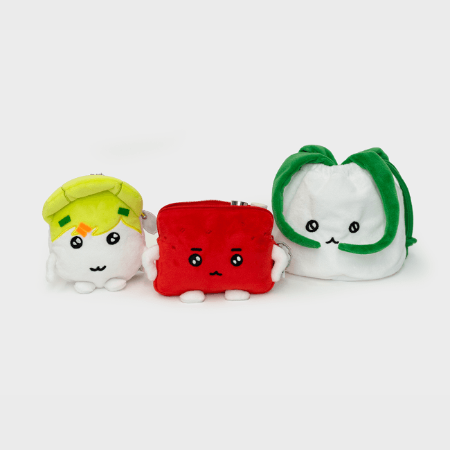 납작 파우치 & 복조리 파우치