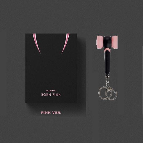 BLACKPINK ペンライト キーリングと BORNPINK (BOX SET) アルバム