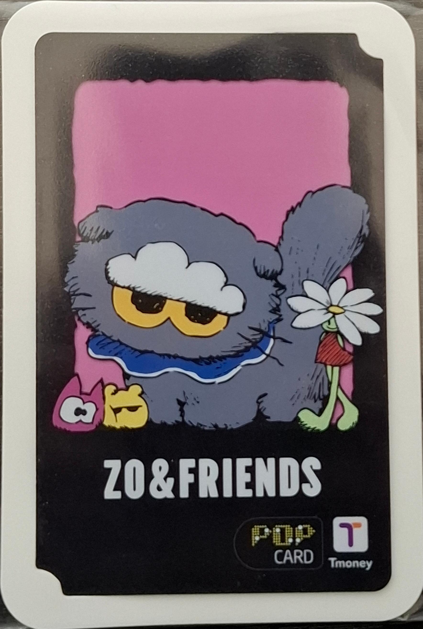 ZO&FRIENDS Tmoney POP CARD