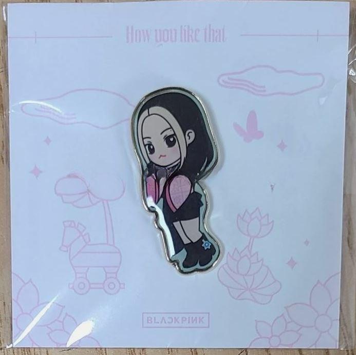 (BLACKPINK JENNIE バッジ) BLACKPINK 5TH ANNIVERSARY OFFICIAL GOODS HOW YOU LIKE THAT BADGE