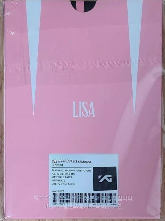 (BLACKPINK LISA ポップアップフォトブック) BLACKPINK BORN PINK WORLD TOUR SEOUL OFFICIAL MD GOODS POP-UP PHOTOBOOK