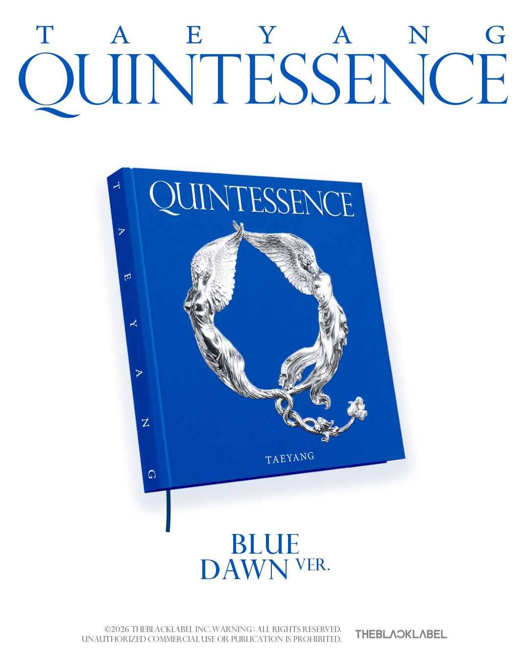 태양 앨범 퀸테센스 QUINTESSENCE TAEYANG 정규 4집 빅뱅 포토북 Blue Dawn Ver