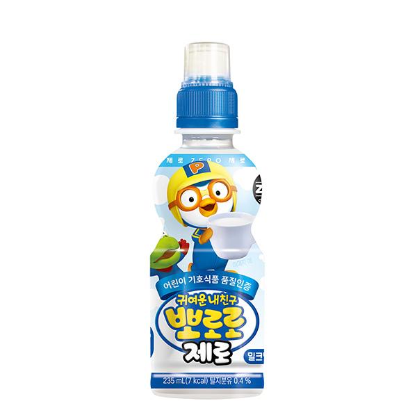 뽀로로 飲料 ZERO ミルク, 235ml, 24本