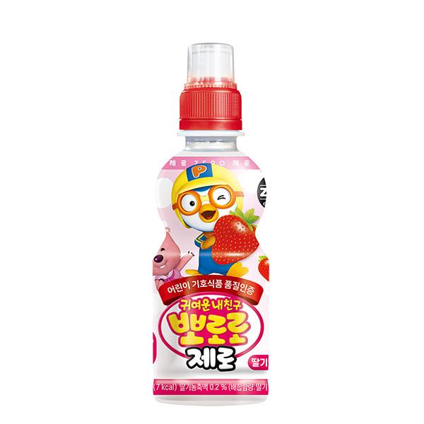 뽀로로 飲料 ZERO いちご味, 235ml, 24本