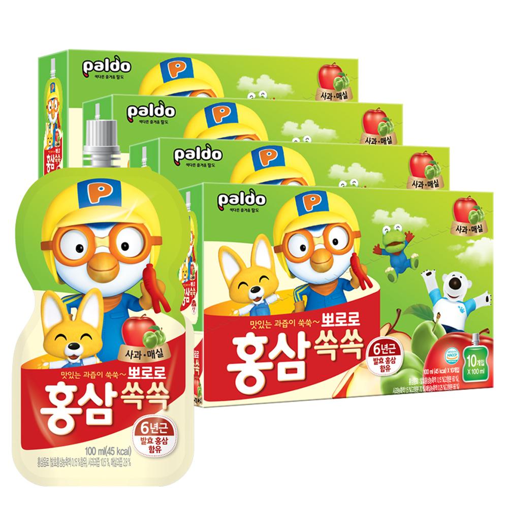 팔도 뽀로로 紅参쏙쏙 りんご梅