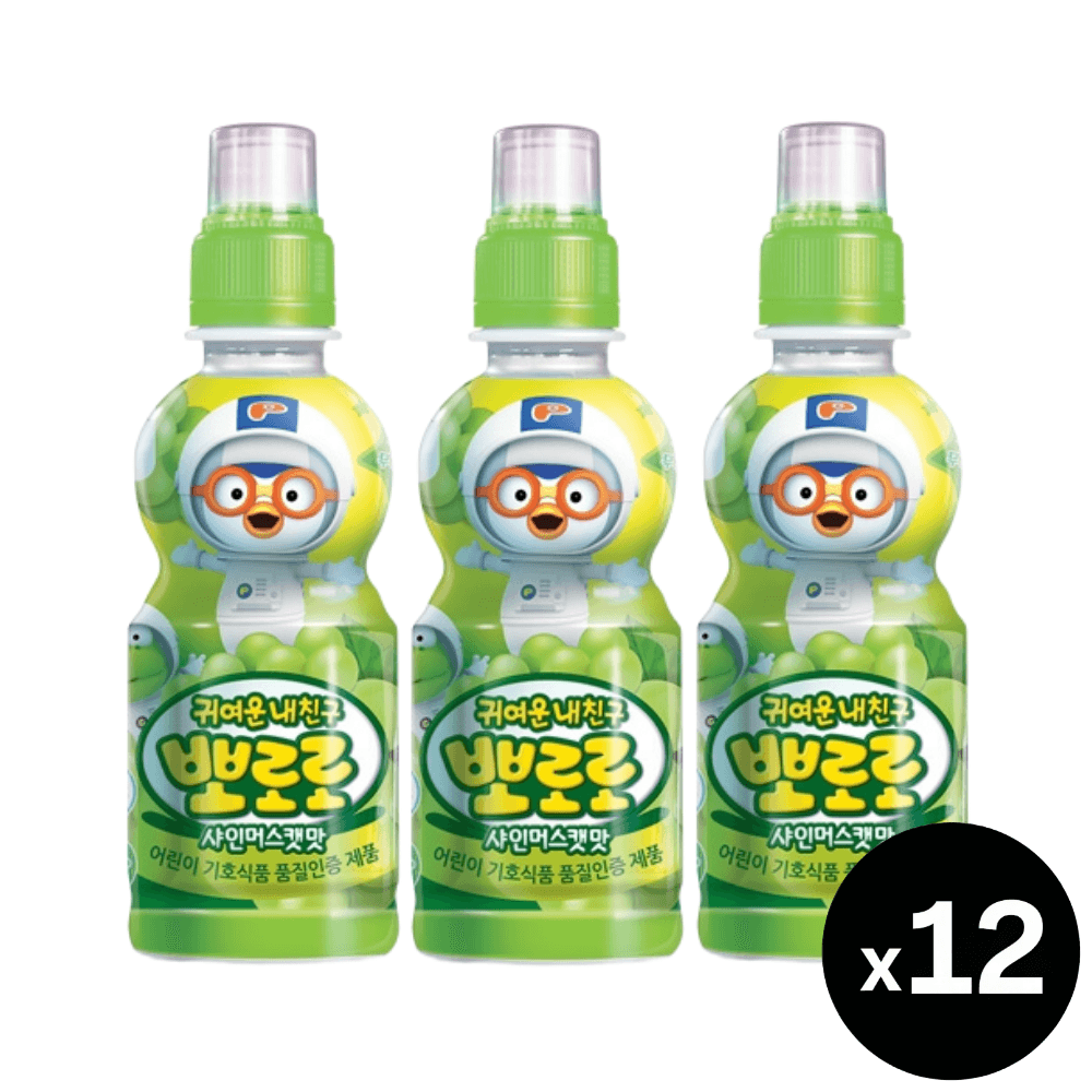 팔도 뽀로로 飲料 シャインマスカット、235ml、12個