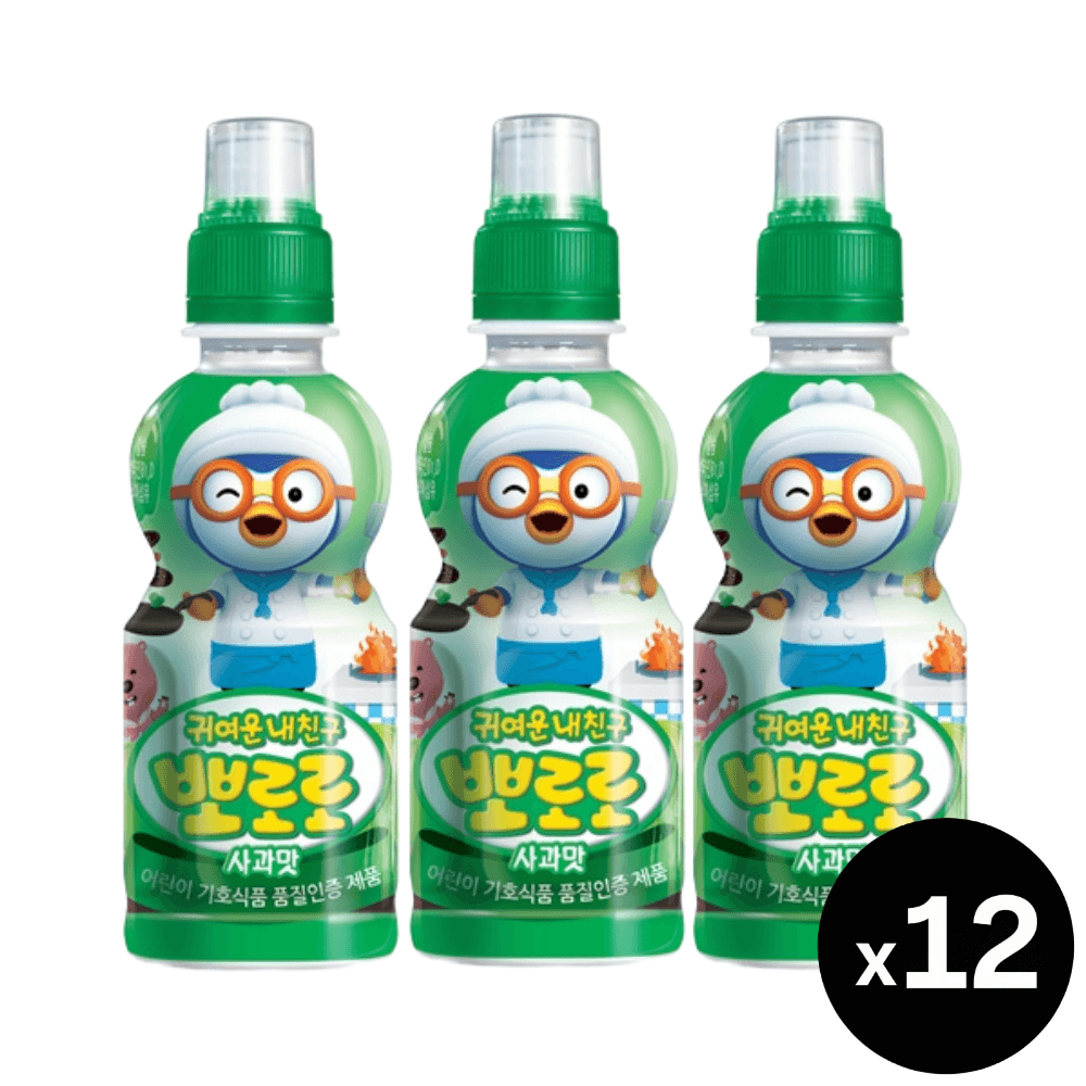 팔도 뽀로로 飲料 りんご、235ml、12個