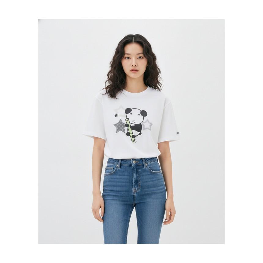 SPAO [가나디]半袖Tシャツ (GR) SPRLG25U09