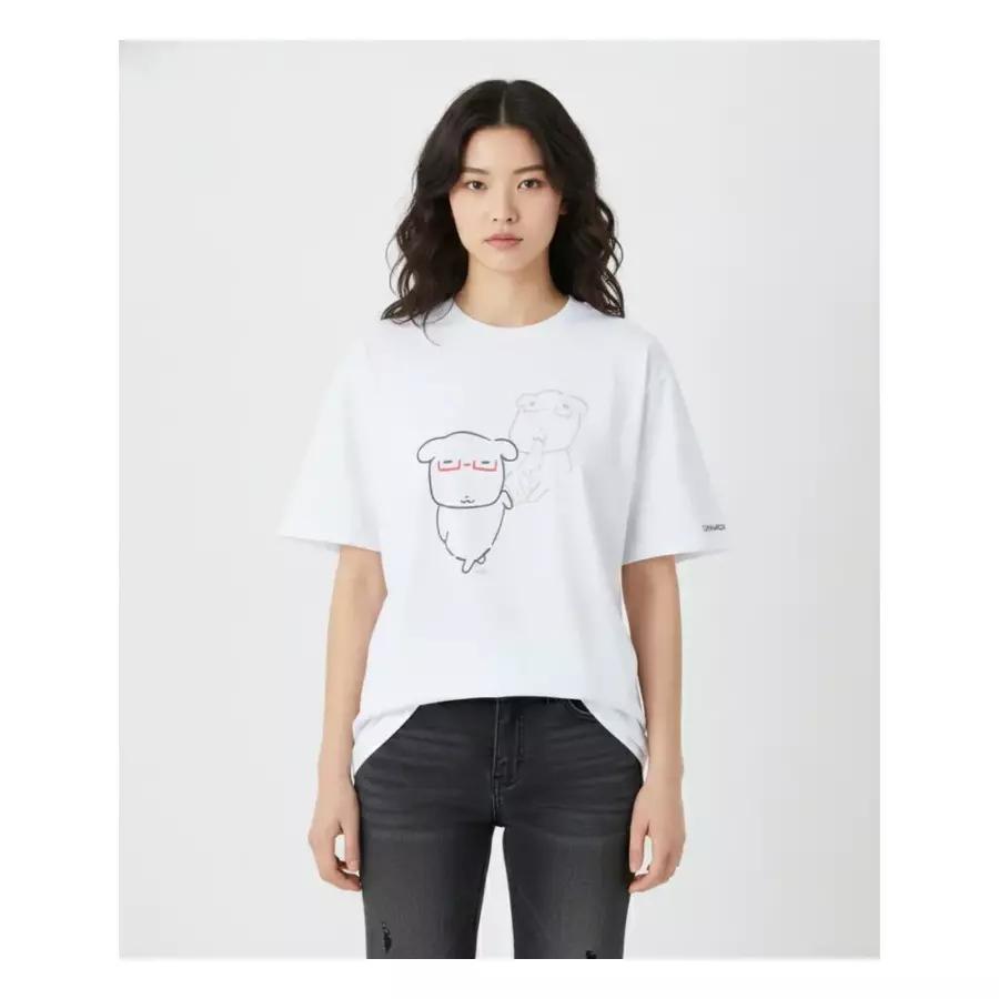 SPAO [가나디] Tシャツ(DARK RED)_SPRLG25U09 半袖Tシャツ