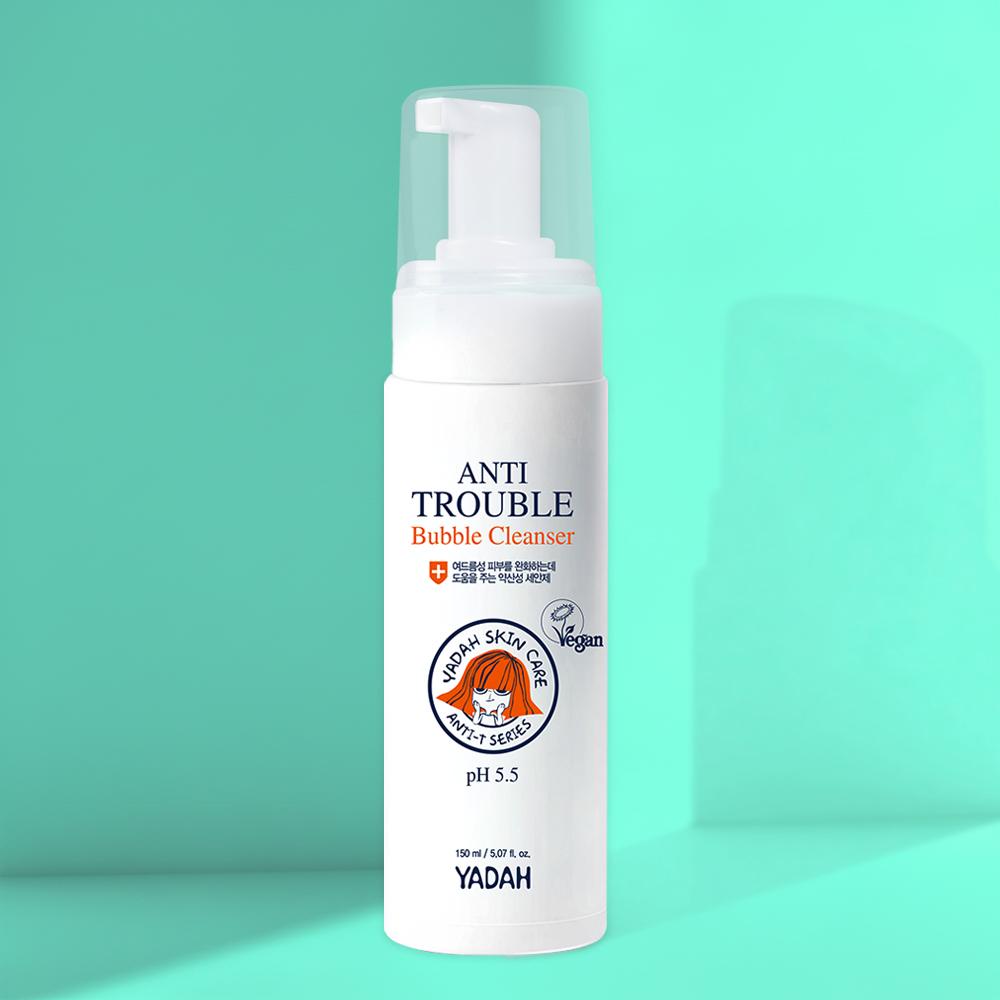 ヤダ アンチ・トラブル バブルクレンザー 弱酸性 ニキビ フォームクレンジング 150ml