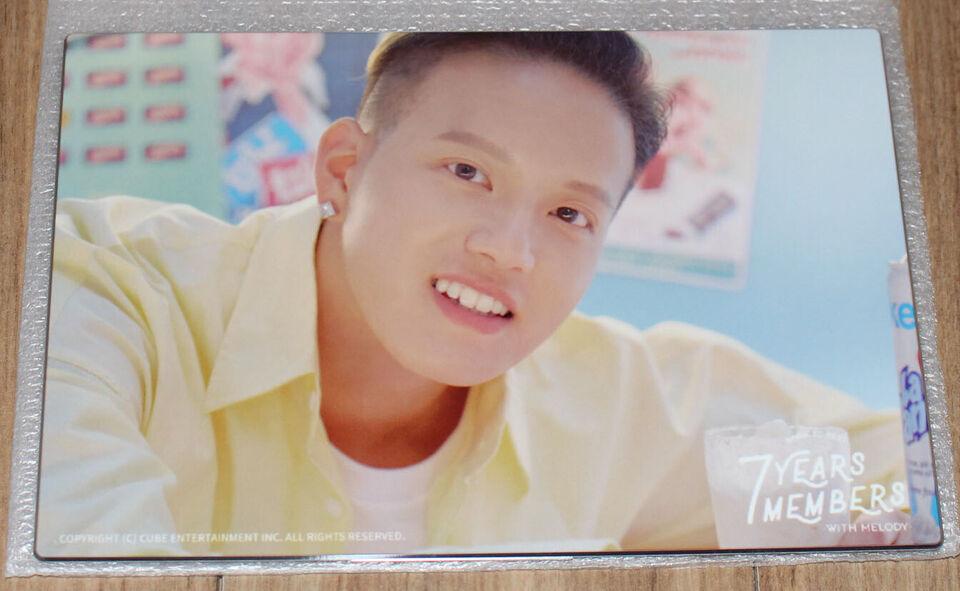 BTOB フレームフォト グッズ BTOB 7YEARS 7MEMBERS WITH MELODY OFFICIAL GOODS プニエル ALUMINIUM FRAME PHOTO