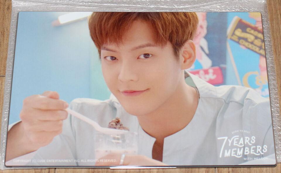 BTOB フレームフォト グッズ BTOB 7YEARS 7MEMBERS WITH MELODY OFFICIAL GOODS ミンヒョク ALUMINIUM FRAME PHOTO