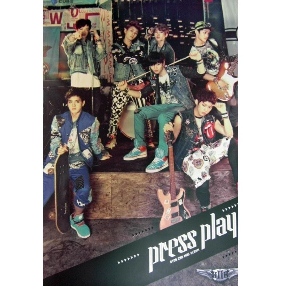 (ブロマイド1種+筒付き) BTOB BTOB - Press Play ポスター
