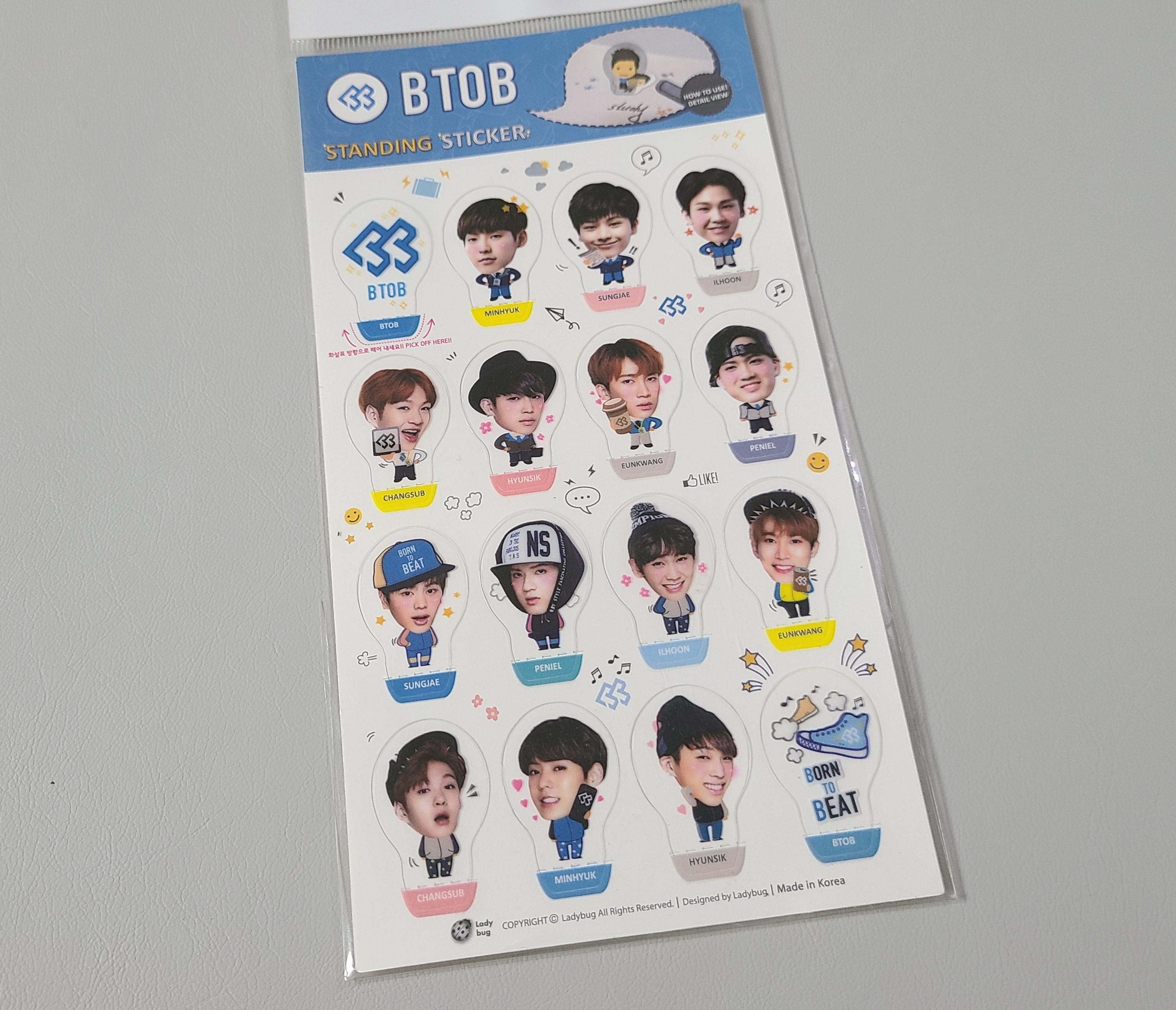 비투비 BTOB グッズ スタンディングステッカー