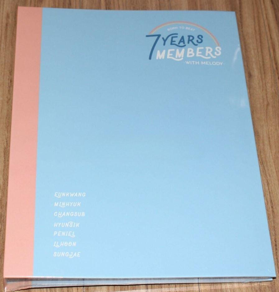 (비투비 フォトカード バインダー ブック グッズ) BTOB 7YEARS 7MEMBERS WITH MELODY OFFICIAL GOODS PHOTOCARD BINDER BOOK