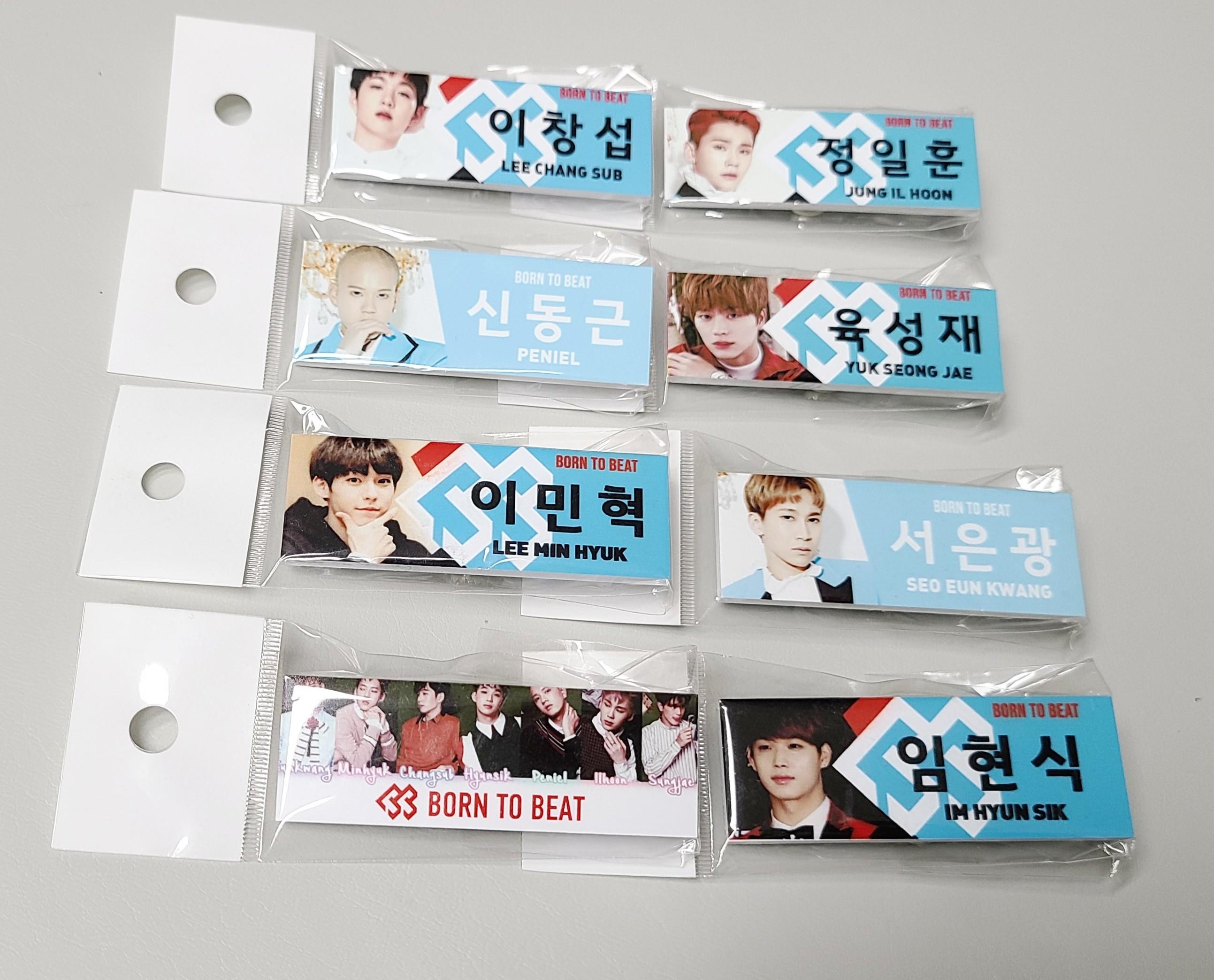 비투비 BTOB グッズ フォト名札 イ・ミンヒョク イ・チャンソプ シン・ドンクン ユク・ソンジェ チョン・イルフン イム・ヒョンシク ソ・ウングァン